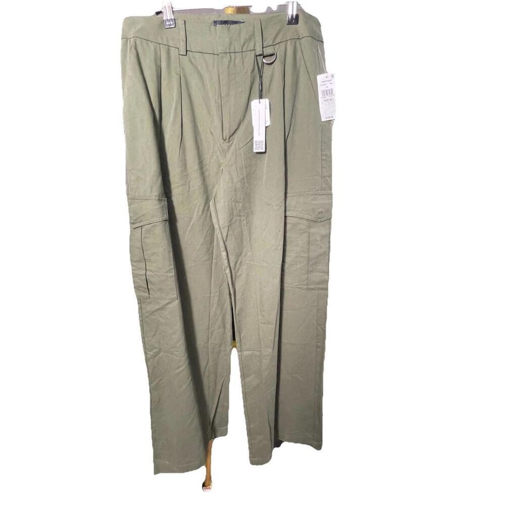NWT Sanctuary Dark Olive Green Cargo Pants Womens Size 30 MSRP $129